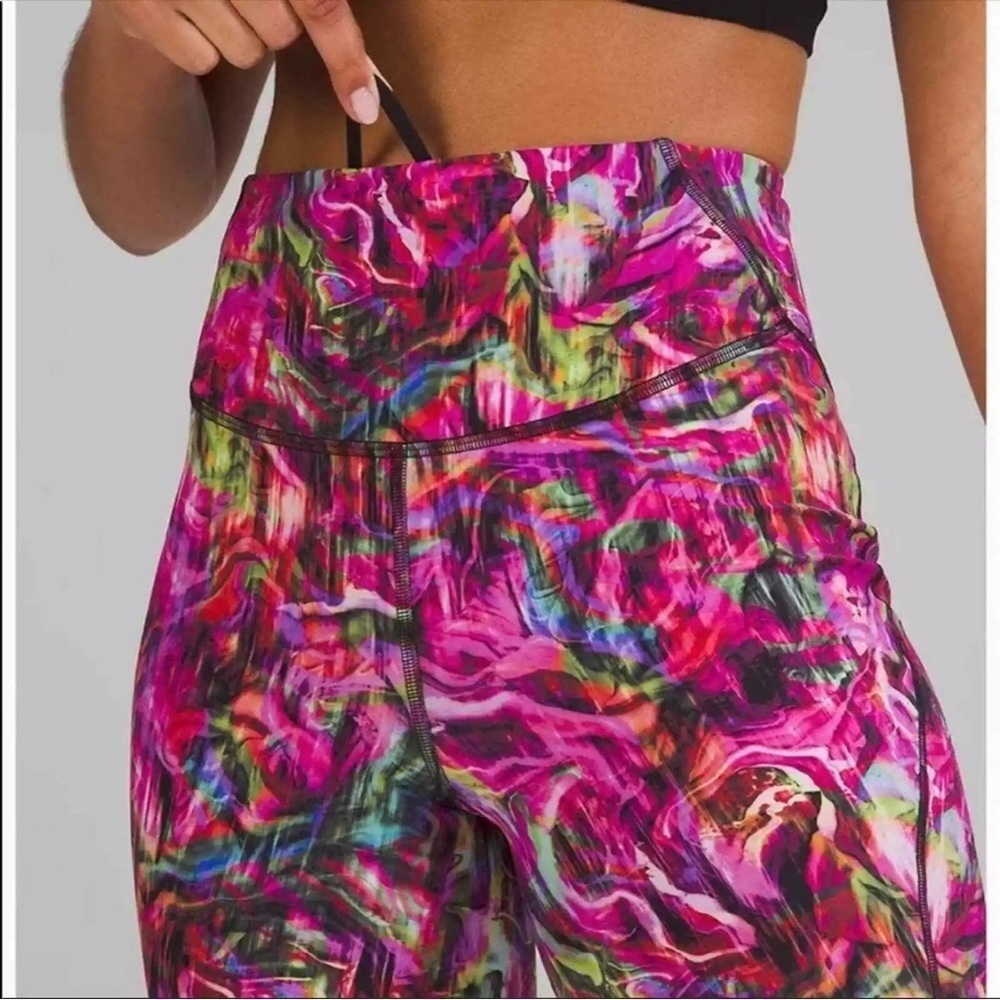 NWOT- Lululemon Base Pace High Rise Running Tight 25” Size 0 Hyper Flow - Picture 2 of 11